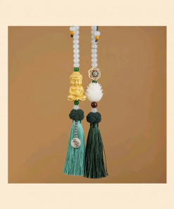 khánh treo xe hình Phât và sen