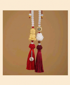 khánh treo xe Phật sen trắng