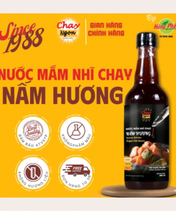 Nước Mắm Nhĩ Chay Nấm Hương 500ml