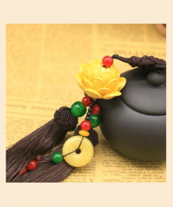 khánh treo xe sen vàng dây cà phê