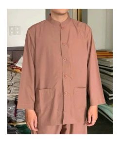 Bộ lãnh tụ nam cổ truyền thống tay dài quần ống suông