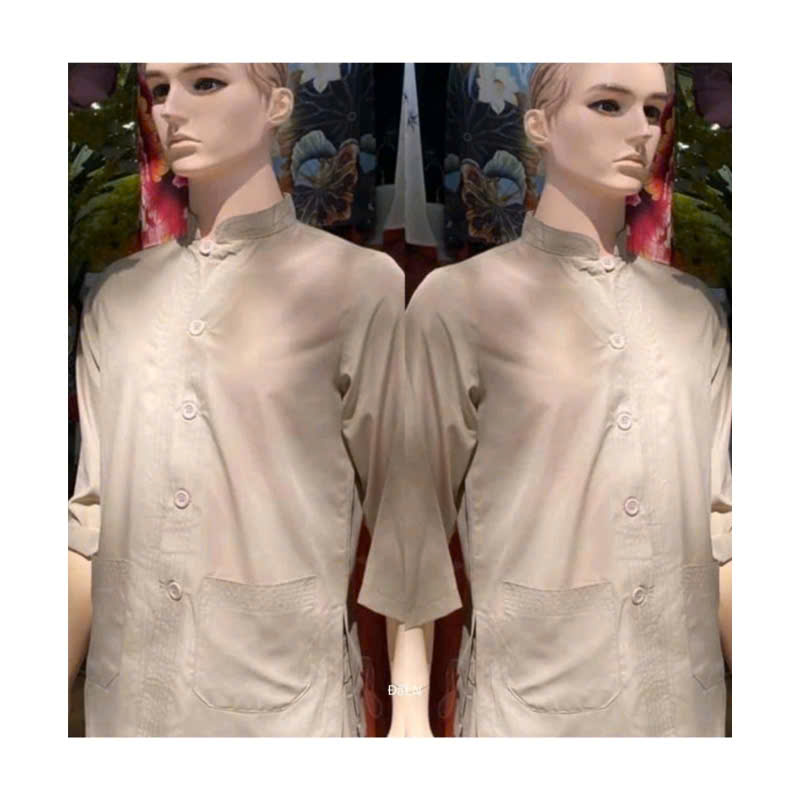 Bộ đồ lãnh tụ nam Kate Hàn Bộ đồ lãnh tụ nam Kate Hàn cao cấp màu đất nhã nhặn